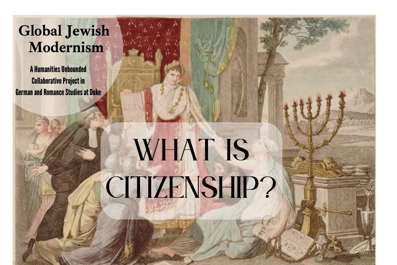 Renaissance image with the text & What is citizenship?